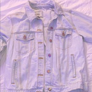 Light Blue/ White Jean Jacket